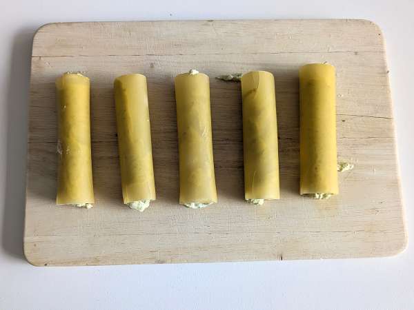 Kremalı pesto cannelloni au gratin: kolay ve lezzetli tarif - Hazırlık adım 5