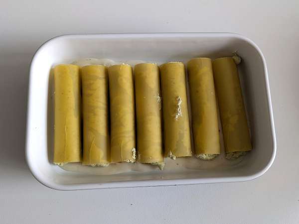 Kremalı pesto cannelloni au gratin: kolay ve lezzetli tarif - Hazırlık adım 6