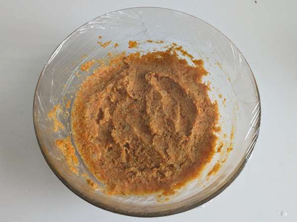Mantarlı ve telli scamorza peynirli balkabağı köftesi: lezzetli ve kolay fırınlanmış tarif - Hazırlık adım 7