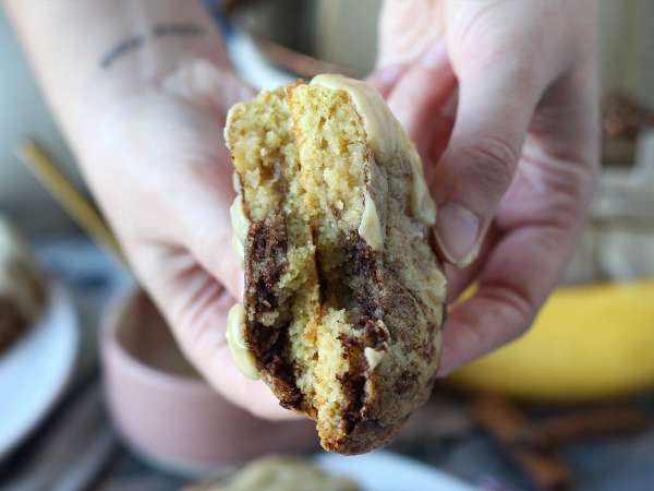 Tarçınlı rulo kurabiyeler, ağızda eriyen, gevrek ve iyi tarçın aromalı - Hazırlık adım 9