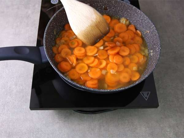 Mercan mercimek ve havuçlu galette - Hazırlık adım 1