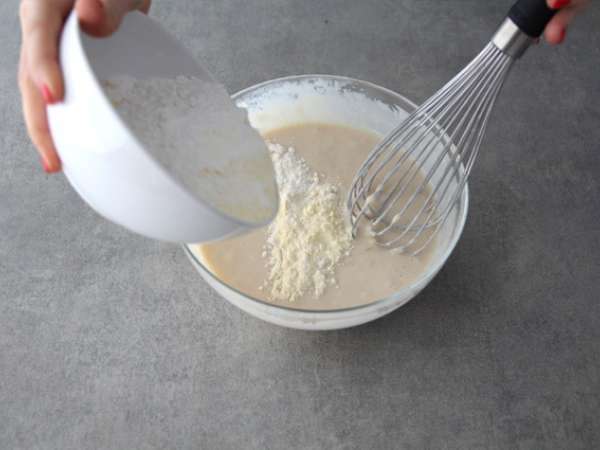 Vegan ve glütensiz krepler - Hazırlık adım 3