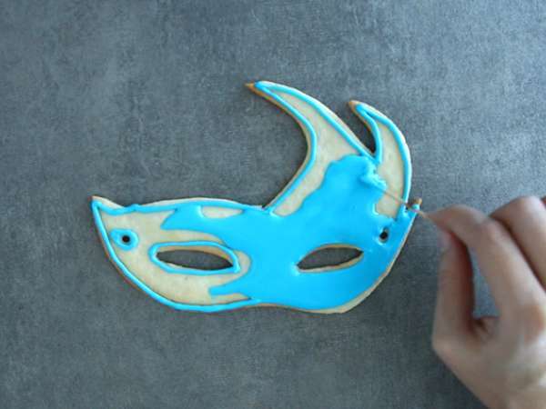 Karnaval kurabiye maskeleri - Hazırlık adım 5