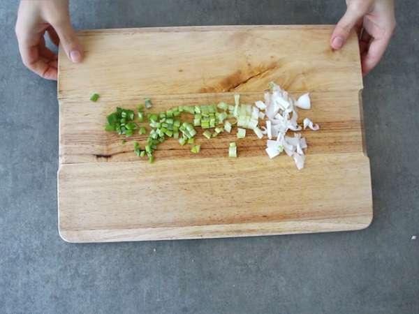 Okonomiyaki - Japon omleti - Hazırlık adım 2