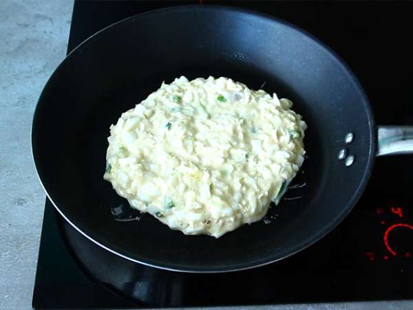 Okonomiyaki - Japon omleti - Hazırlık adım 4