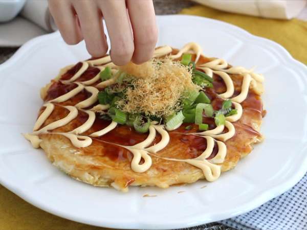 Okonomiyaki - Japon omleti - Hazırlık adım 6