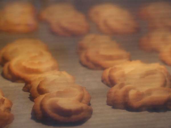 Atıştırmalık Spritz bisküvileri - Hazırlık adım 4