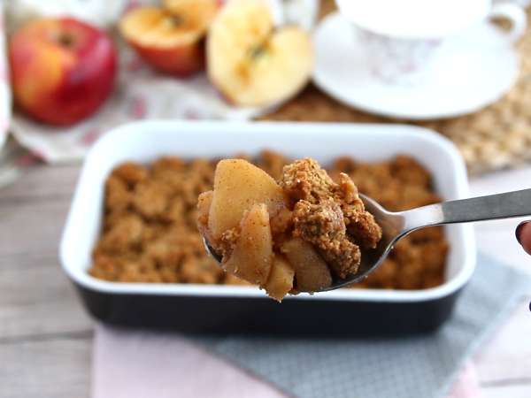 Elmalı crumble (vegan ve glütensiz) - Hazırlık adım 4
