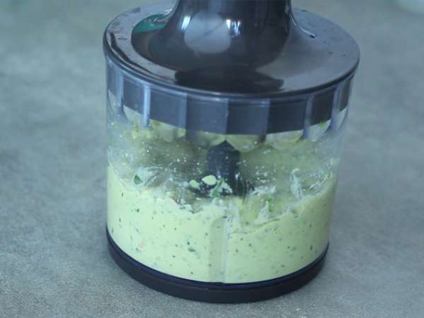 Avokadolu humus - Hazırlık adım 2