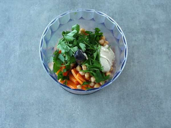 Havuçlu humus - Hazırlık adım 2