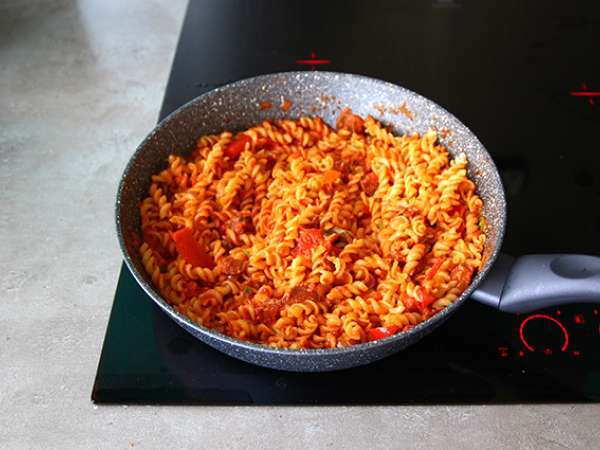 Chorizolu Makarna - Hazırlık adım 5