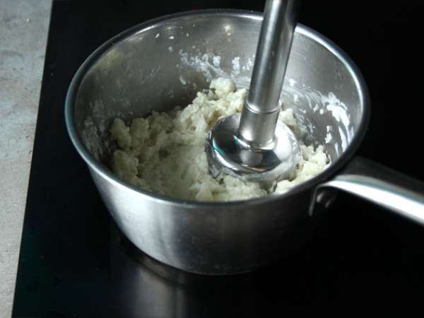 Kremalı karnabahar, hindistan cevizi ve somon füme - Hazırlık adım 2