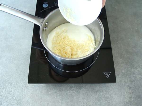 Taco için peynir sosu - Hazırlık adım 1