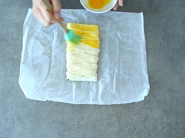 Çikolatalı milföy hamuru - Hazırlık adım 2