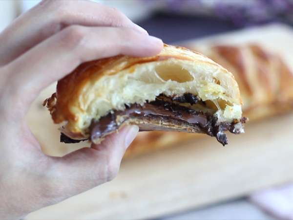 Çikolatalı milföy hamuru - Hazırlık adım 4