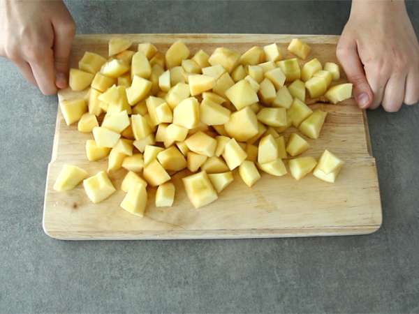 Elmalı turta - Hazırlık adım 1