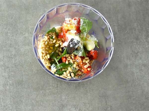 Kırmızı pesto sos - Hazırlık adım 1