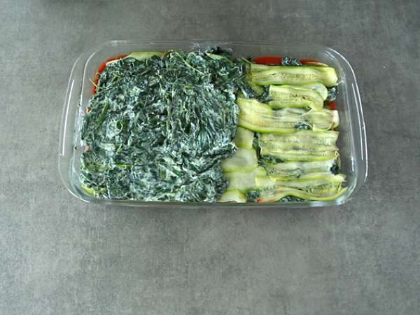 Kabak ve ıspanaklı lazanya - Hazırlık adım 5