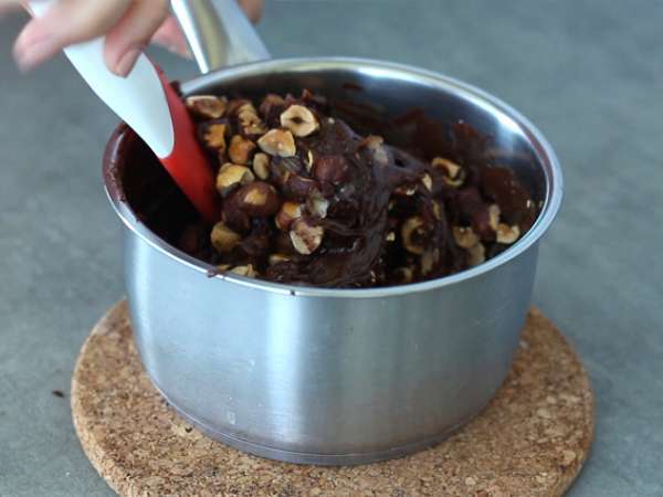 Fındıklı fudge - Çikolata ve fındık kareleri - Hazırlık adım 2