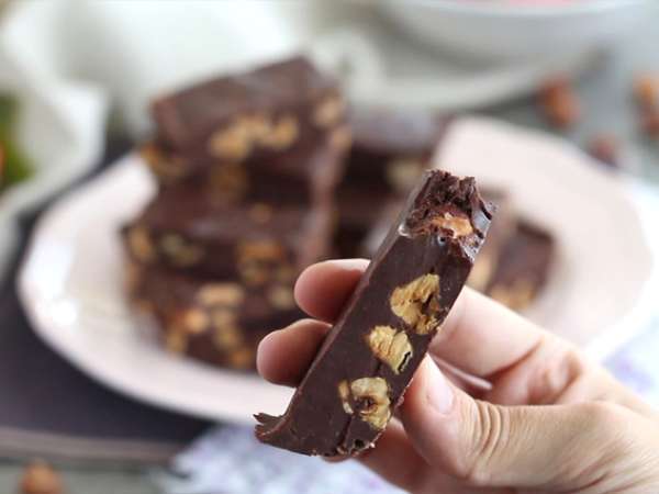 Fındıklı fudge - Çikolata ve fındık kareleri - Hazırlık adım 4