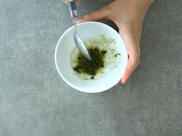 Rubik küpü salatası - Hazırlık adım 2