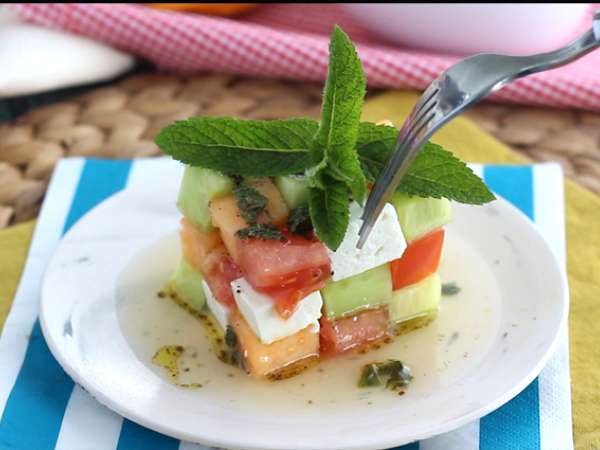 Rubik küpü salatası - Hazırlık adım 4