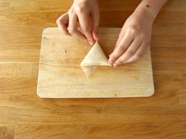 Ton balığı ve domates samoussas - Hazırlık adım 3