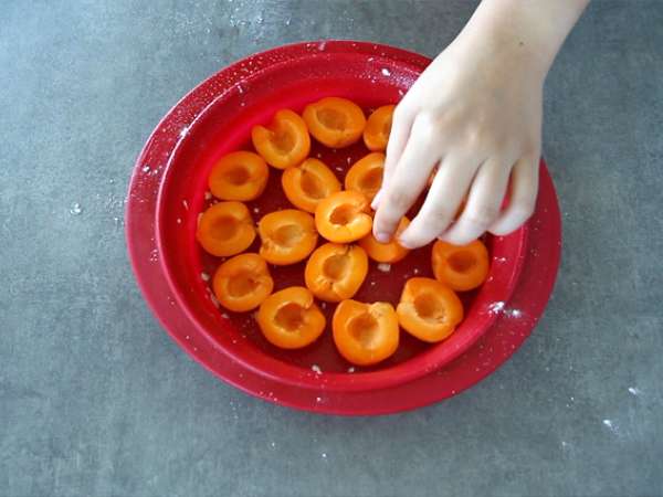 Kayısılı clafoutis - Hazırlık adım 2