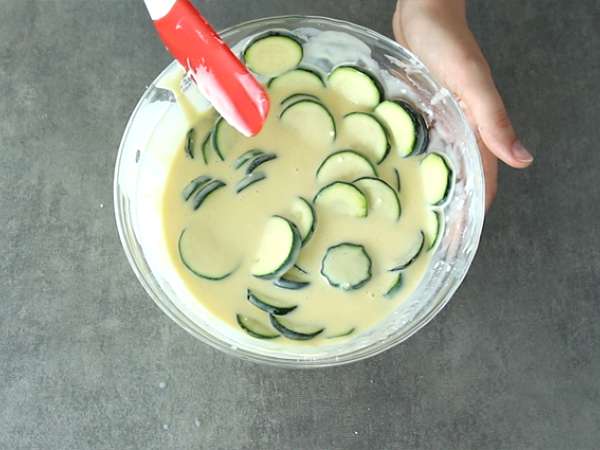 Kabak ve keçi peynirli clafoutis - Hazırlık adım 2