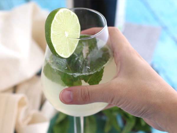 Prosecco ile Royal Mojito - Hazırlık adım 3