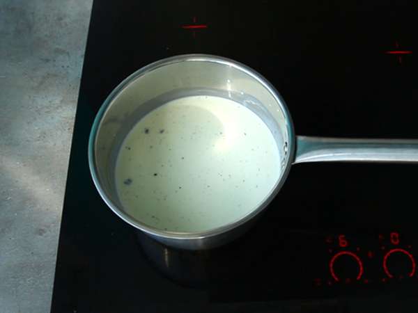 Kayısı coulisli vanilyalı panna cotta - Hazırlık adım 1