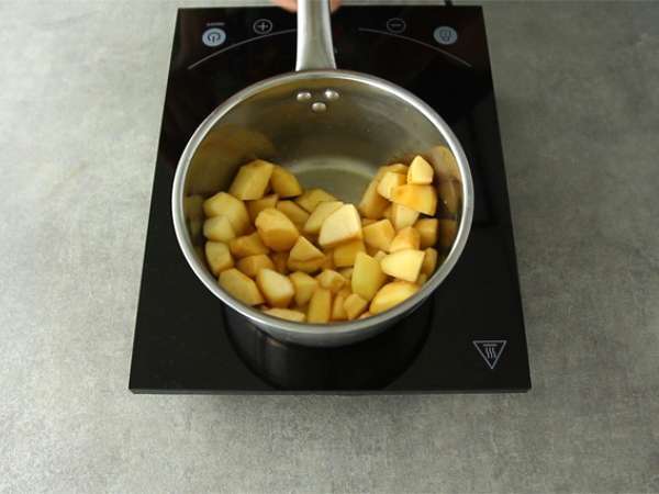 Bireysel elma cipsleri - Hazırlık adım 1