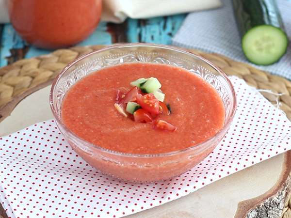 Taze ve kolay gazpacho - Hazırlık adım 3