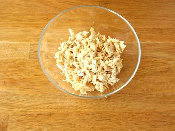 Salpicão - Brezilya salatası - Hazırlık adım 4