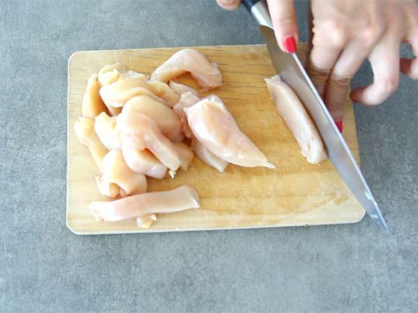 Soya sosu ve bal ile marine edilmiş tavuk - Hazırlık adım 2