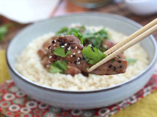 Soya sosu ve bal ile marine edilmiş tavuk - Hazırlık adım 5