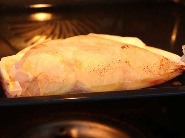 Morina balığı papillotu - Hazırlık adım 5