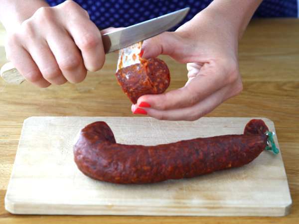 Hızlı ve kolay chorizo rillettes - Hazırlık adım 1