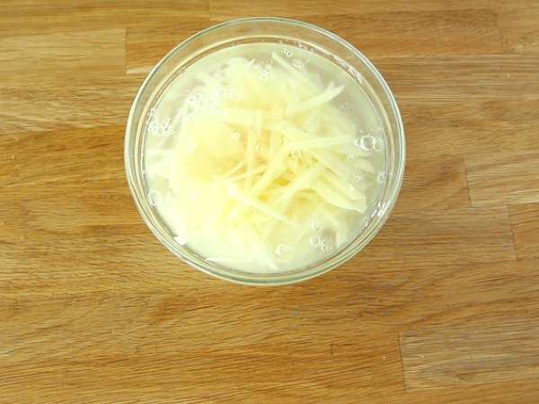 Batata Palha (pişmiş) - Hazırlık adım 2