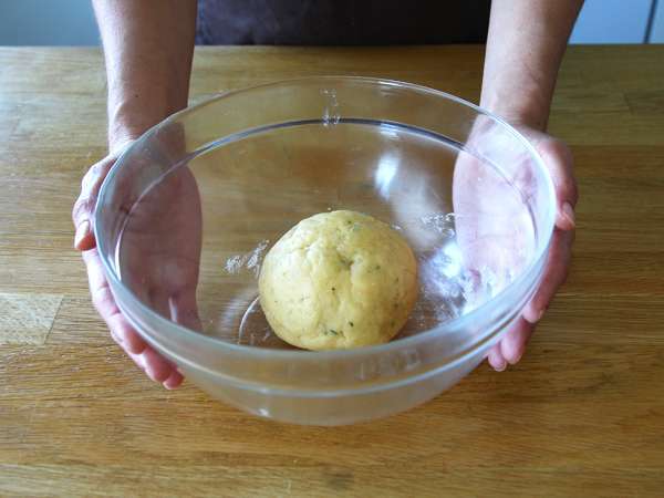 Parmesan ve otlu bisküvi - Hazırlık adım 2