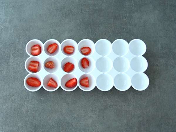 Kırmızı meyveli buz - Hazırlık adım 1