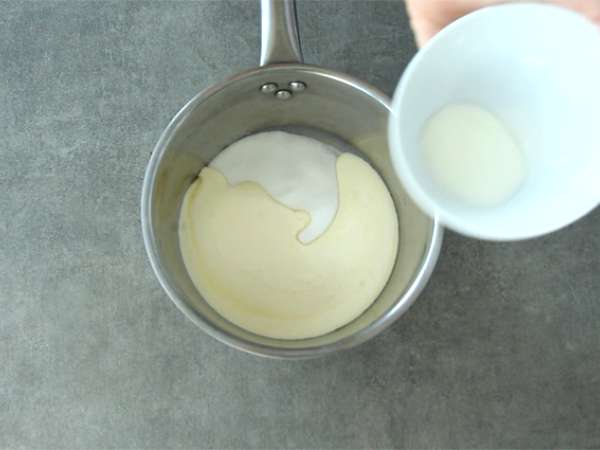 Dondurma makinesi olmadan mango dondurması - Hazırlık adım 1