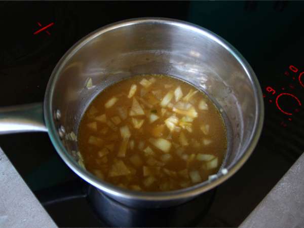 Marul çorbası ve nohut salatası - Hazırlık adım 3