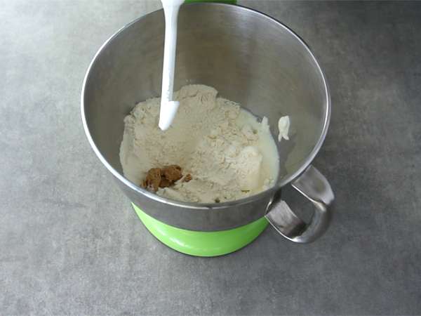 Brioche Butchy - Tereyağsız Brioche - Hazırlık adım 1