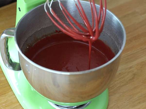 Kırmızı kadife kek - Hazırlık adım 4