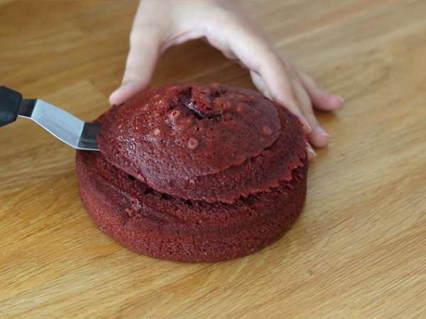 Kırmızı kadife kek - Hazırlık adım 8