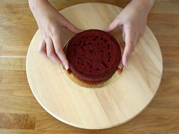 Kırmızı kadife kek - Hazırlık adım 9