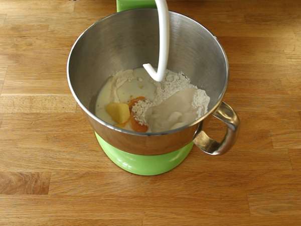 Raclette çörekleri - Hazırlık adım 2