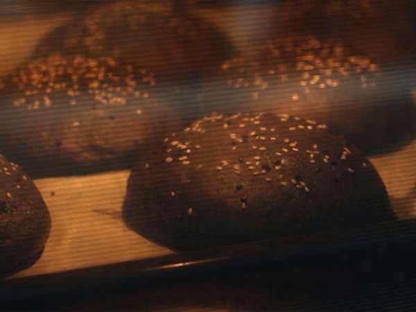 Siyah kalamar mürekkebi çörekleri - Hazırlık adım 5