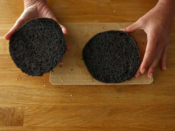 Siyah kalamar mürekkebi çörekleri - Hazırlık adım 6